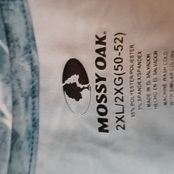 Men's 2X Mossy Oak Agua - Picture 4 of 5